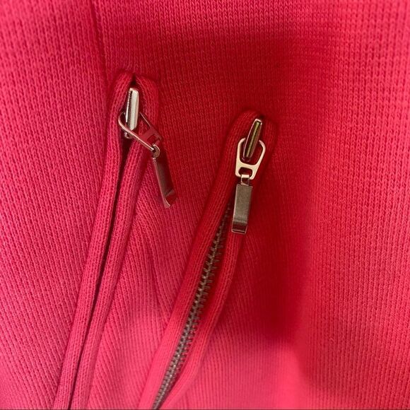 INC Women’s Asymmetrical Zip Coat Sz L - Picture 7 of 9